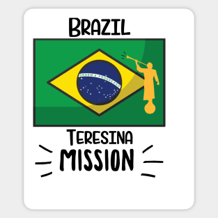 Brazil Teresina Mormon LDS Mission Missionary Gift Idea Sticker